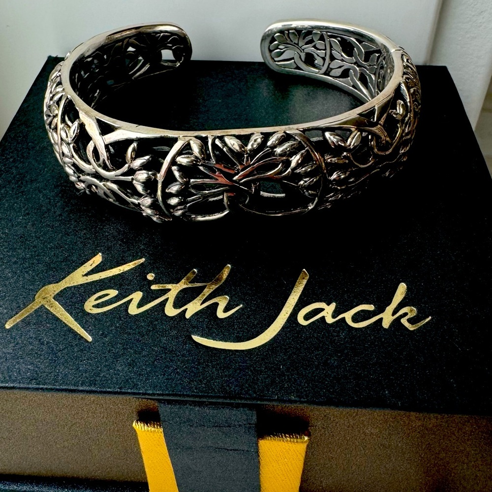 Tree of Life Silver Bangle